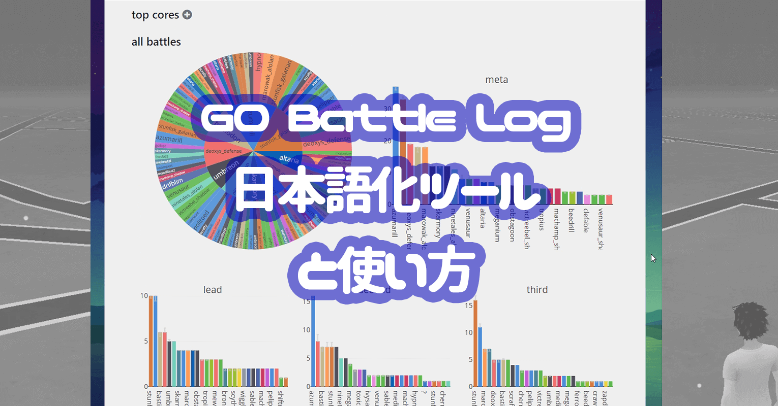 統計データで強いチーム生成 Go Battle Logと日本語コンバーターの使い方 ポケgoニュース